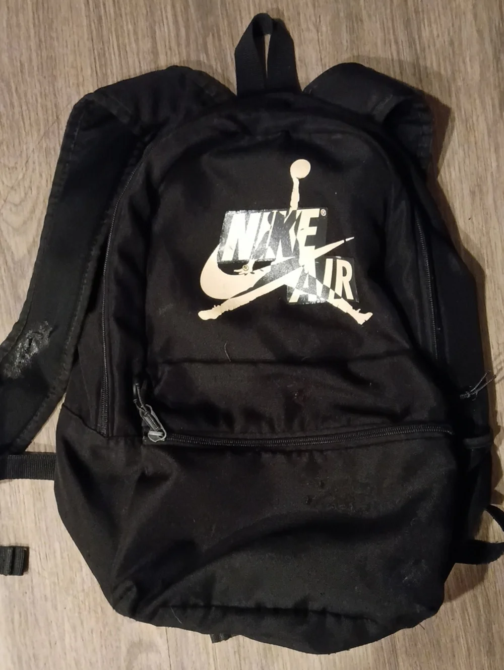 Nike Black Backpack with White Logo - Men's Everyday Pack